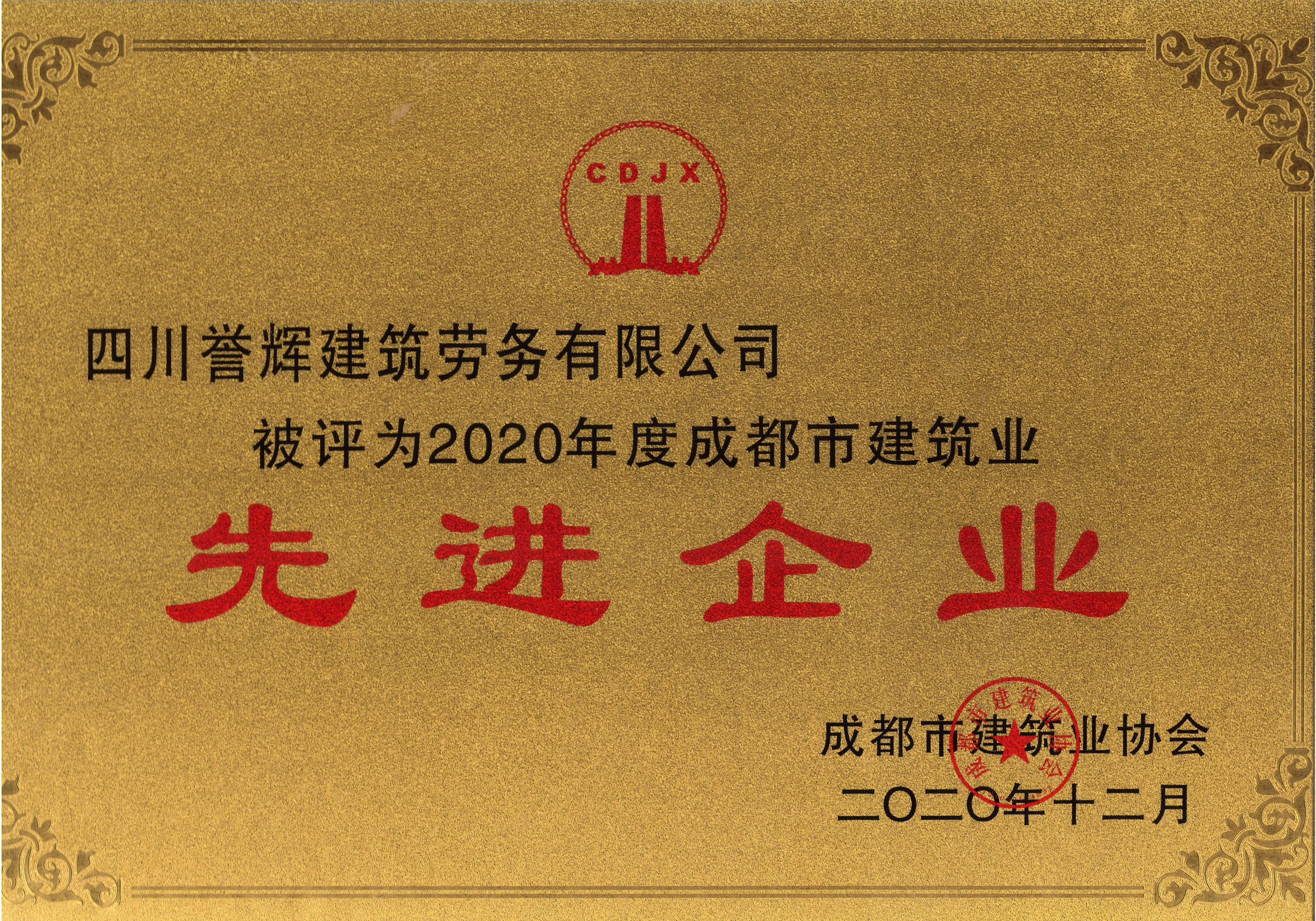 2020先進企業(yè)